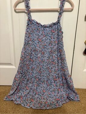 Altar'd State Light Blue Floral Mini Dress